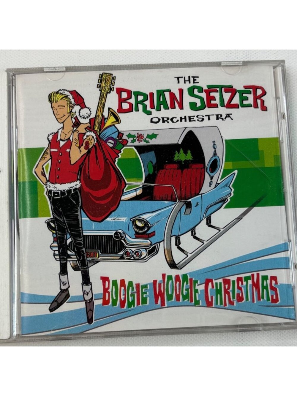 The Brian Setzer Orchestra Boogie Woogie Christmas 2002 CD Album Rock Swing